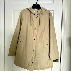 Style & Co Beige Jacket with hood